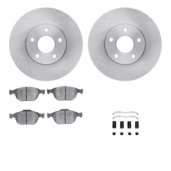 6312-54153, Rotors with 3000 Series Ceramic Brake Pads includes Hardware, Dynamic Friction Co, Mfr#: 6312-54153